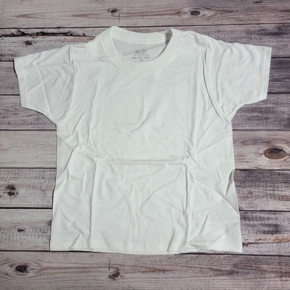 Fruit of The Loom 3-Pack Undershirts Boy's Size XS (4) White - Picture 2 of 4
